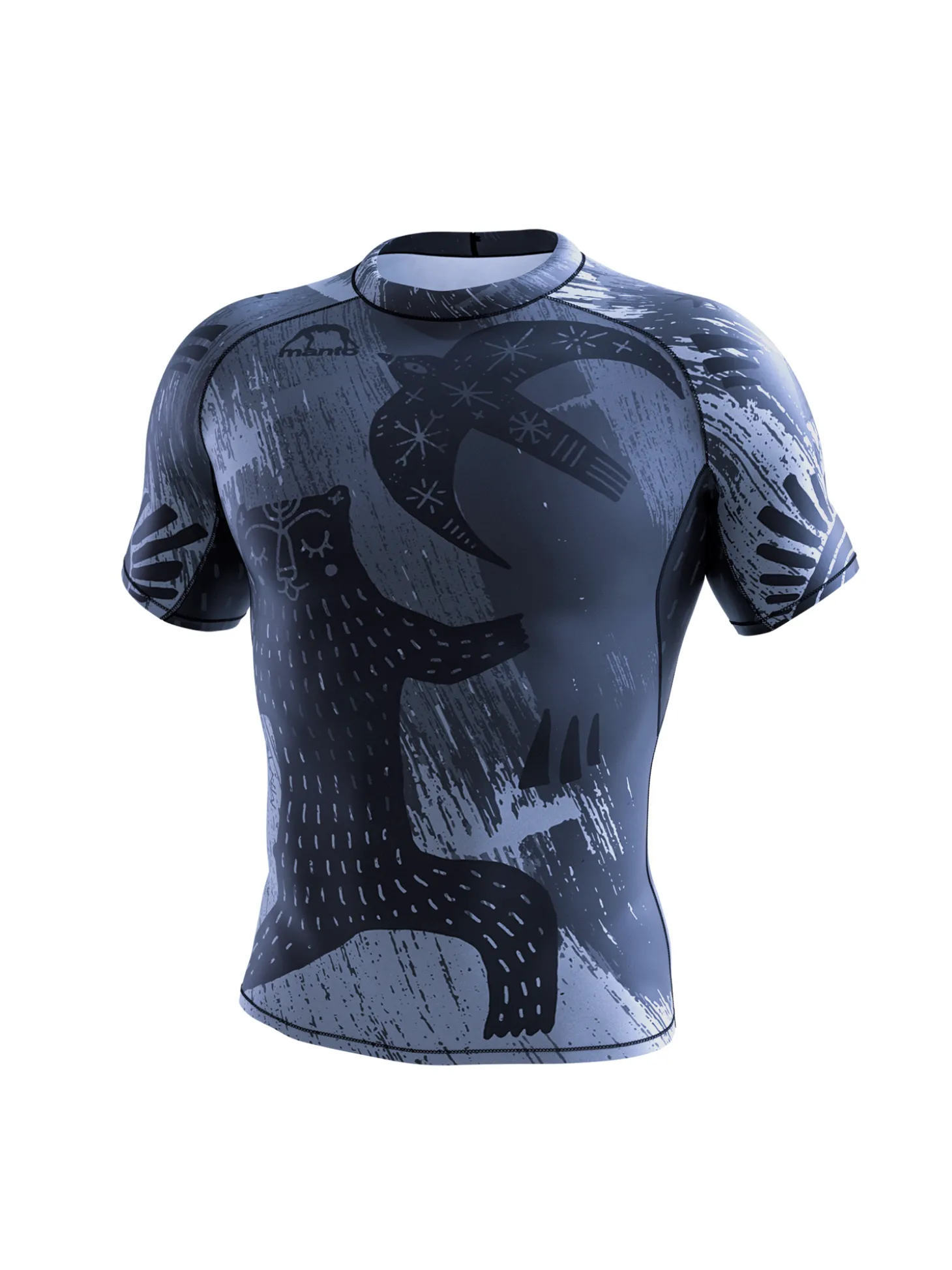 MANTO rashguard LIVINGS grau