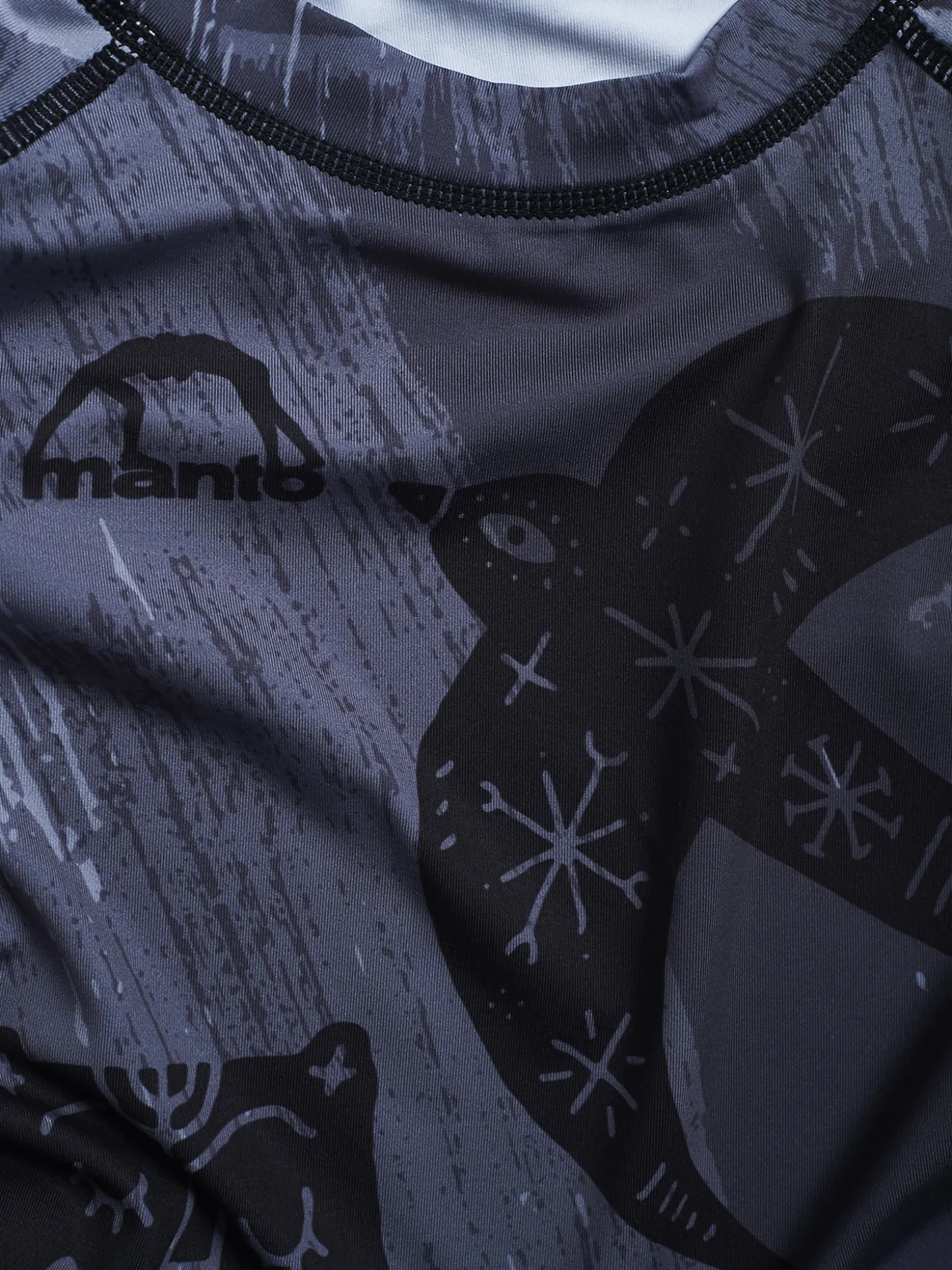 MANTO rashguard LIVINGS grau