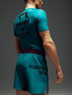 MANTO rashguard SOCIETY grun