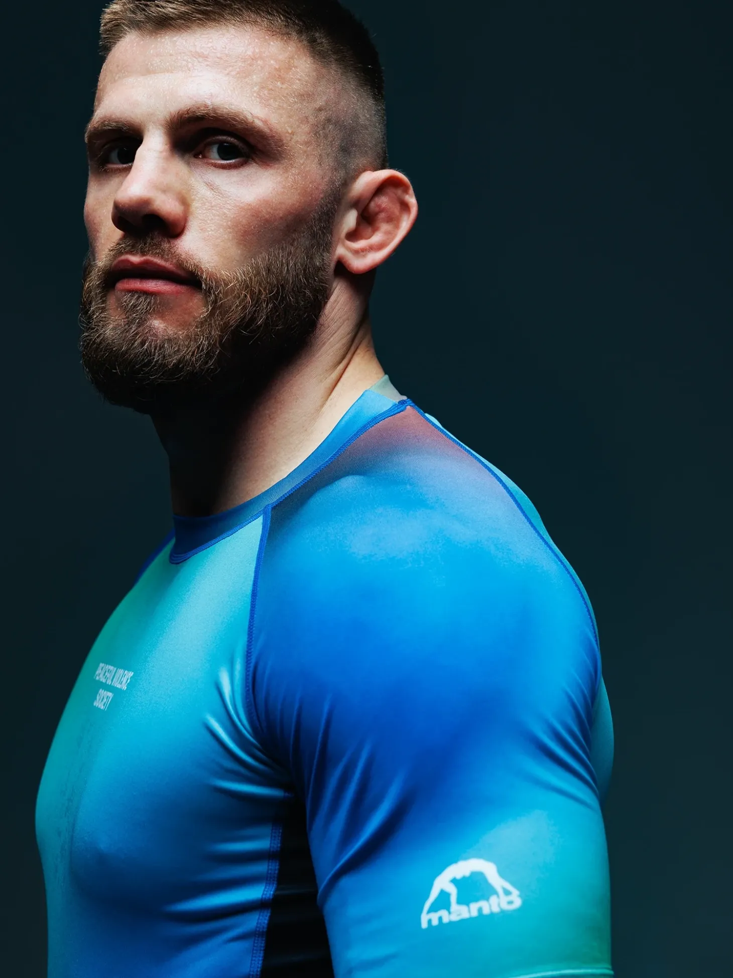 MANTO rashguard SOCIETY gradient