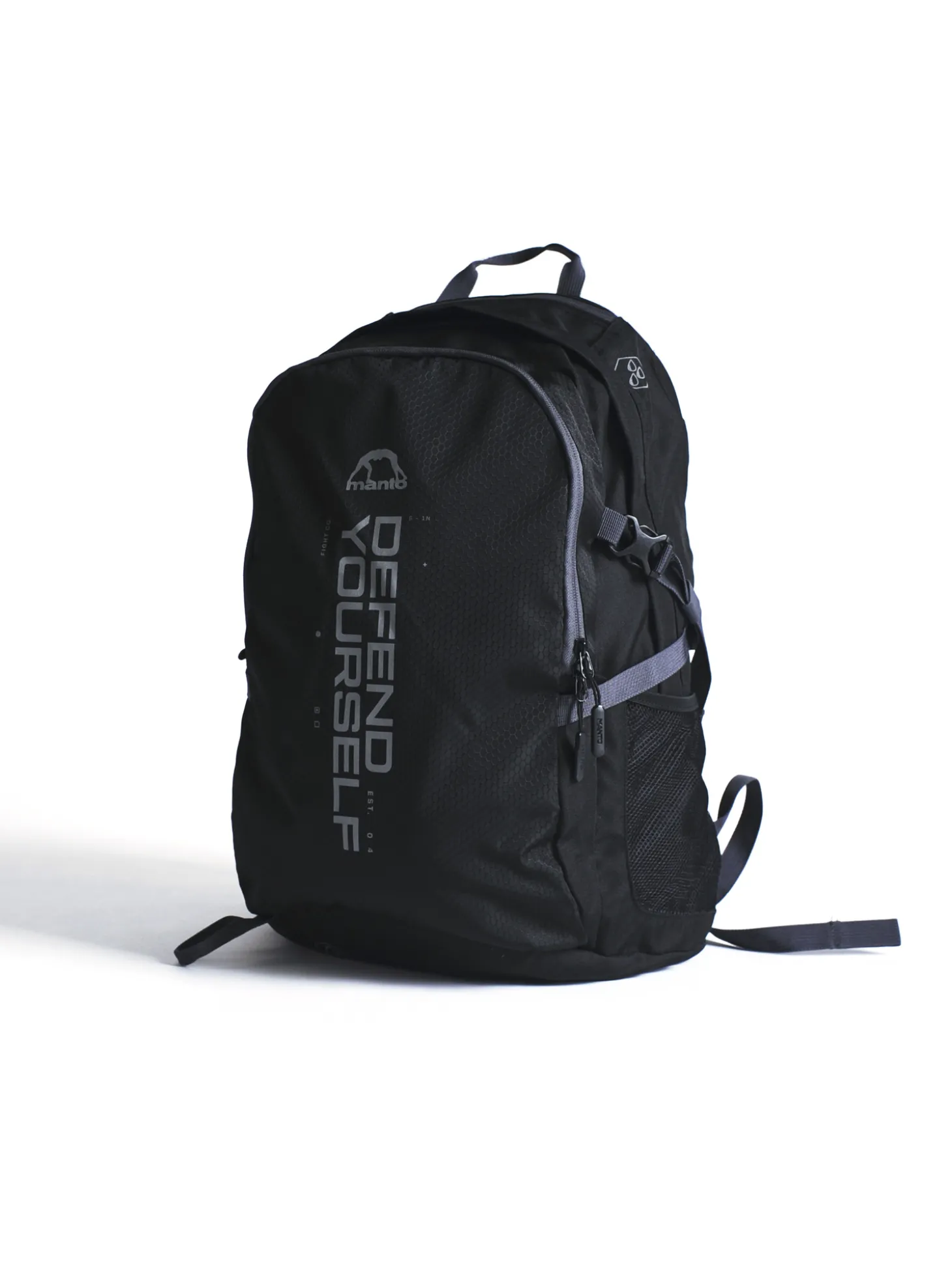 MANTO Rucksack CROSS schwarz reflektierend