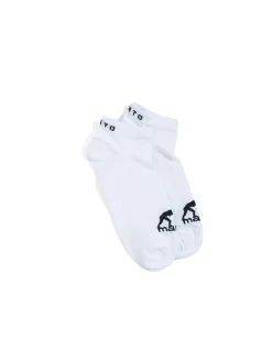 MANTO Socken LOGO weiss