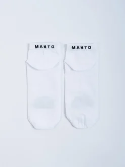 MANTO Socken LOGO weiss