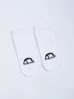 MANTO Socken LOGO weiss