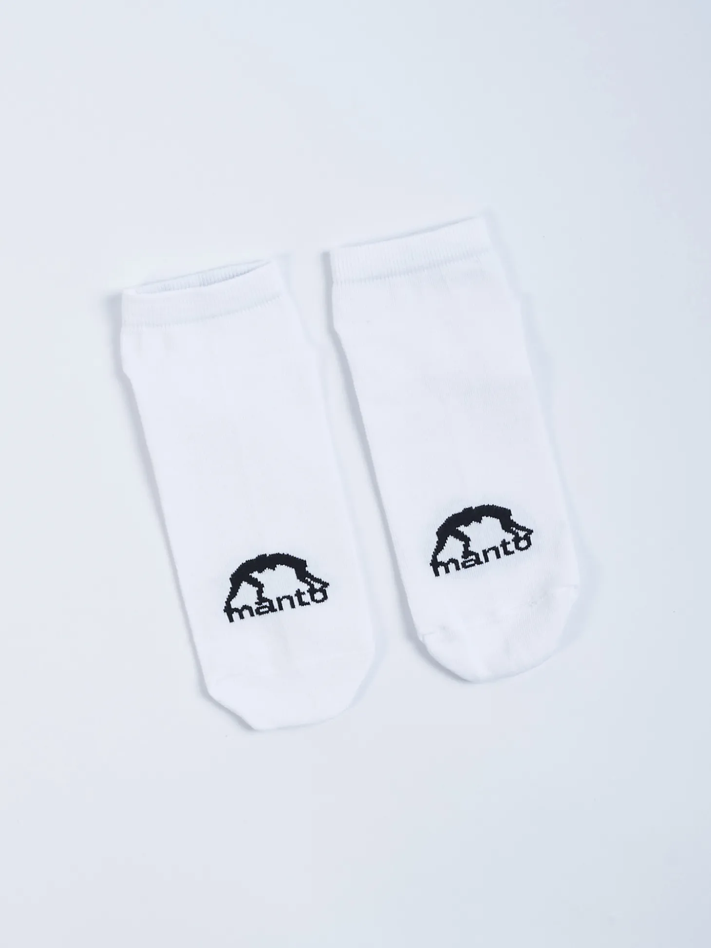 MANTO Socken LOGO weiss