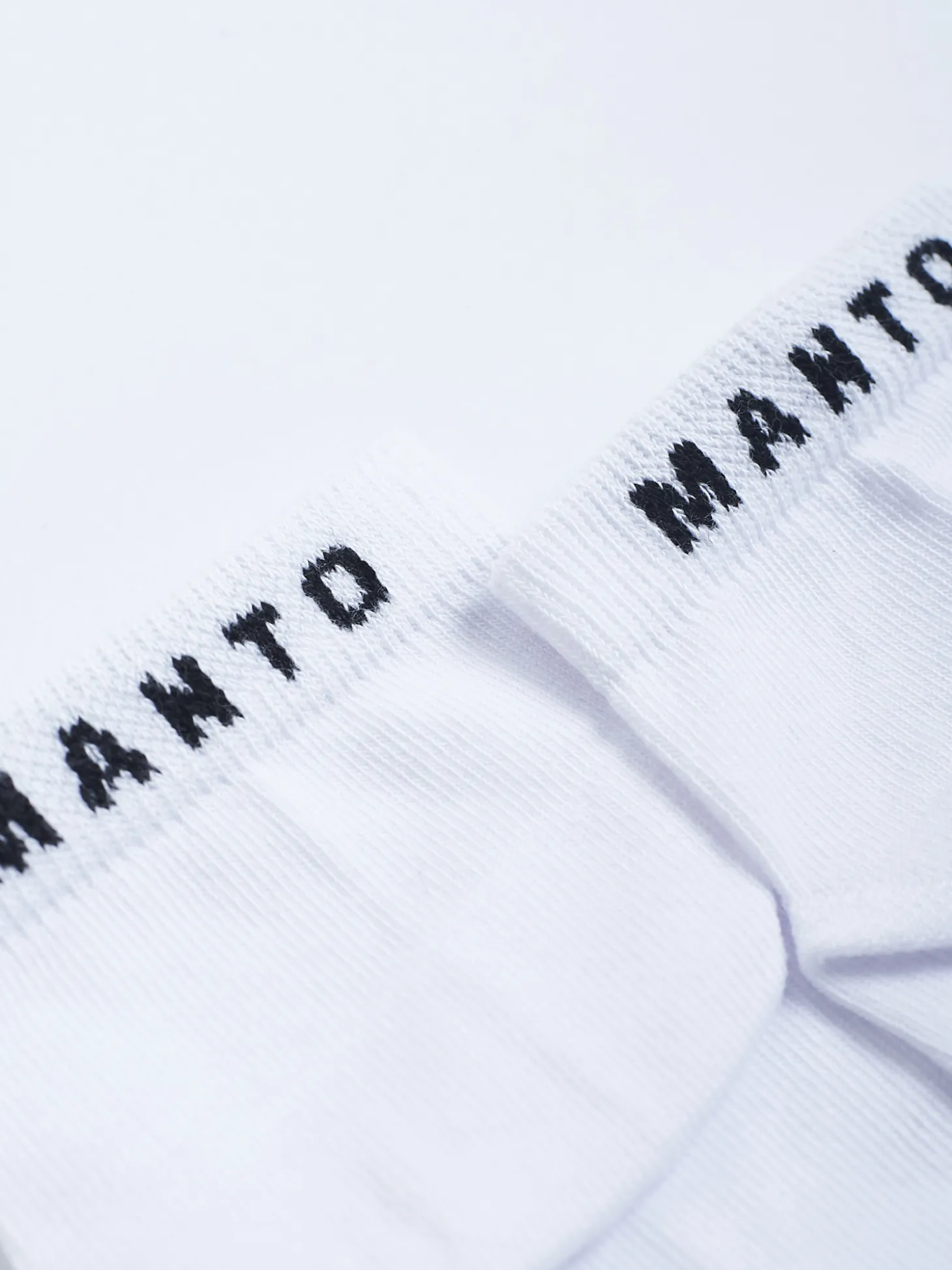 MANTO Socken LOGO weiss