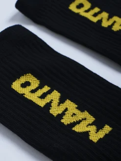 MANTO Socken LOGOTYPE 23 schwarz