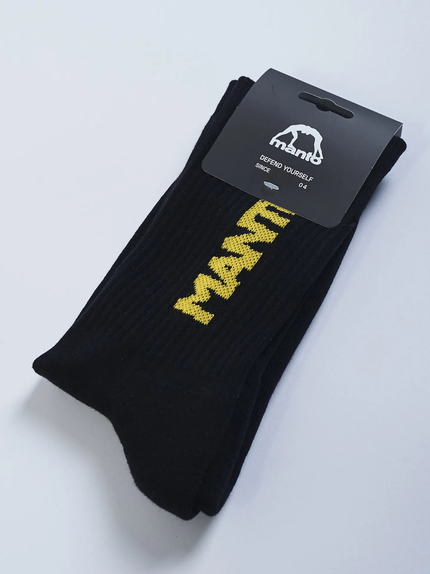 MANTO Socken LOGOTYPE 23 schwarz