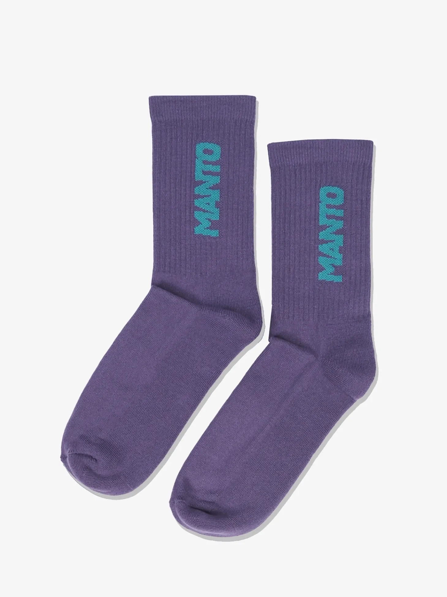 MANTO Socken LOGOTYPE lila