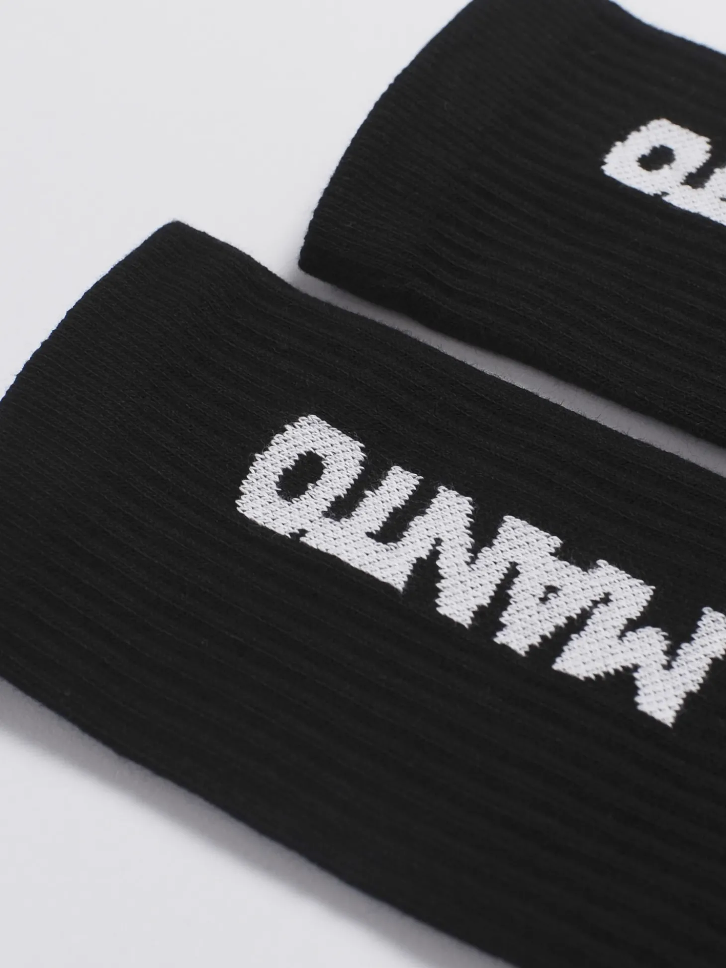 MANTO Socken LOGOTYPE schwarz-weiss