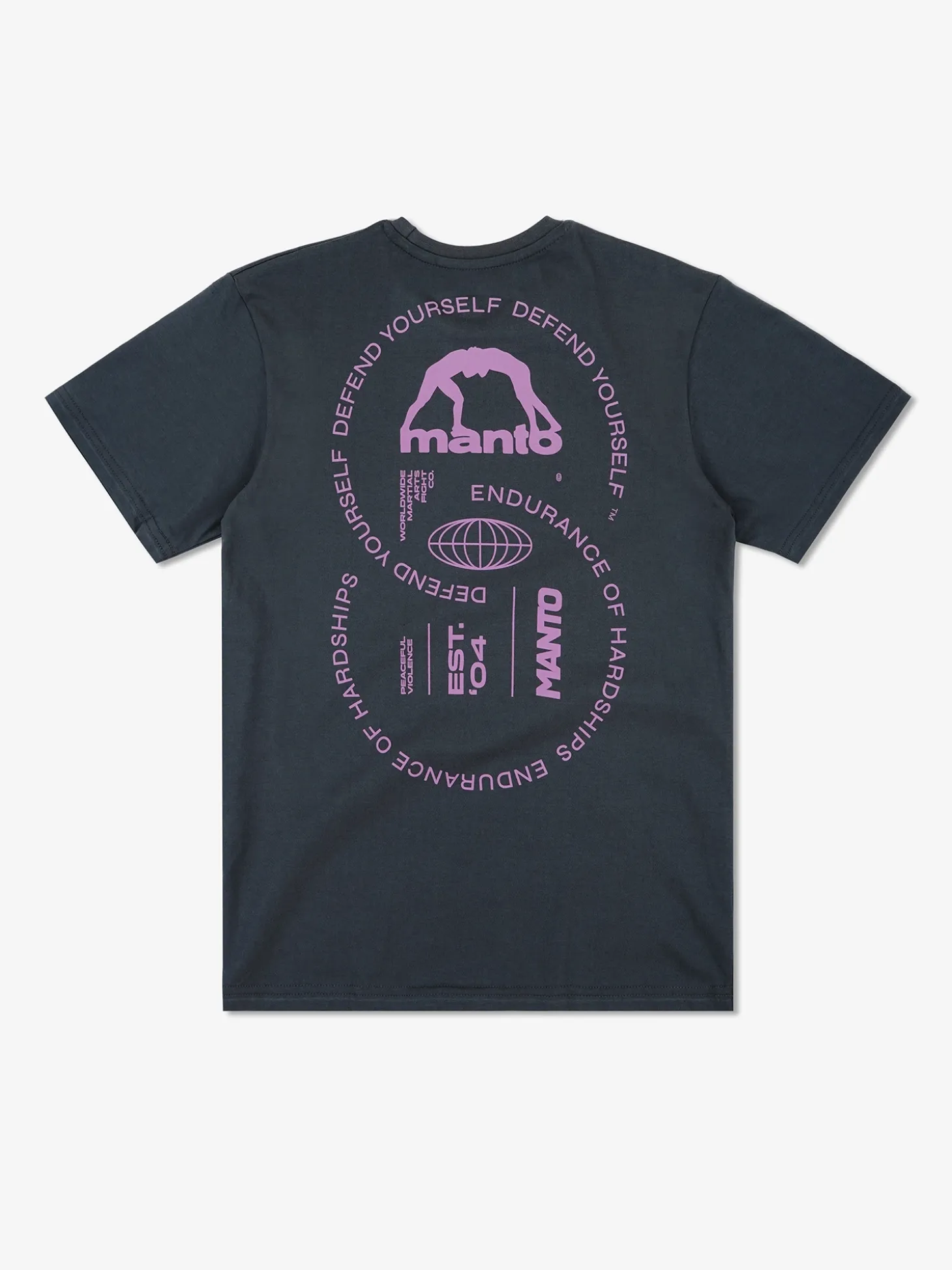 MANTO t-shirt AHEAD graphite