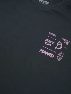 MANTO t-shirt AHEAD graphite