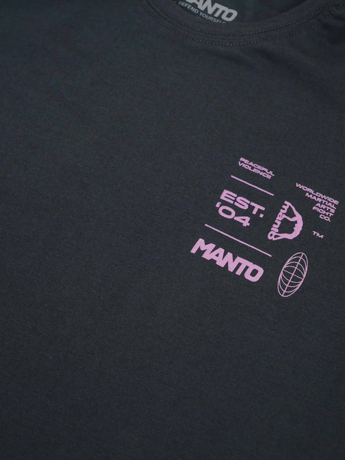 MANTO t-shirt AHEAD graphite