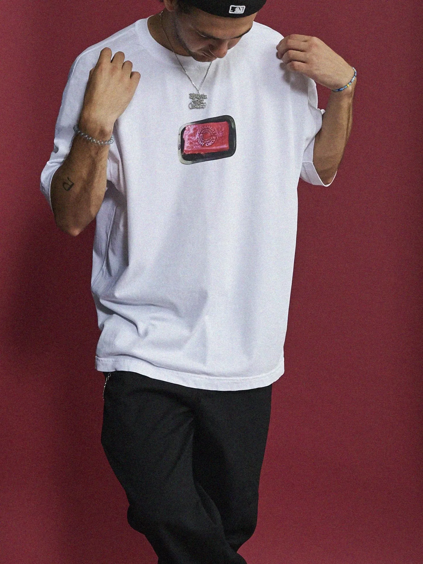 MANTO t-shirt BFC SOAP OVERSIZE weiss
