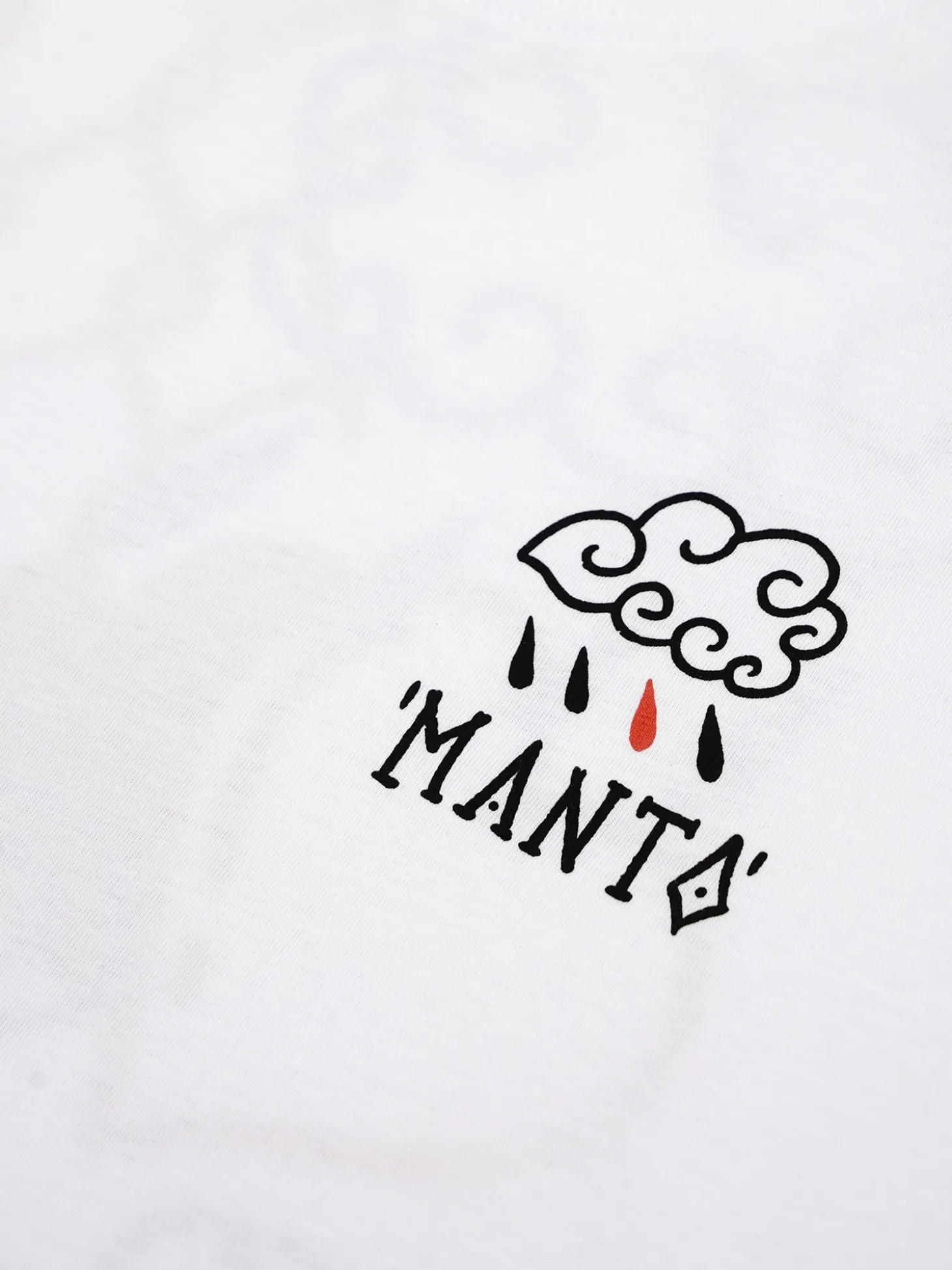 MANTO t-shirt BITTER SWEET weiss