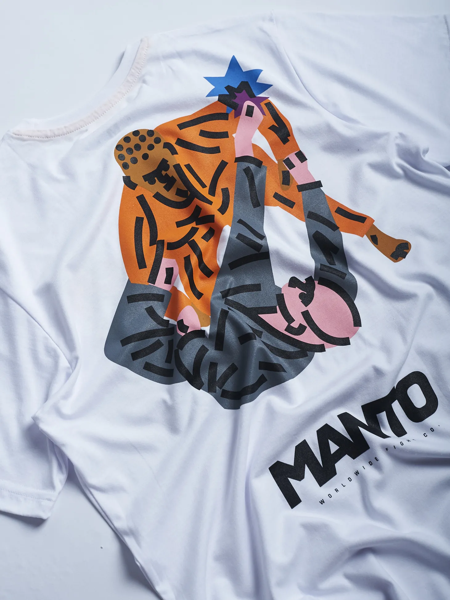 MANTO t-shirt BJJ GYM 2.0 wiess