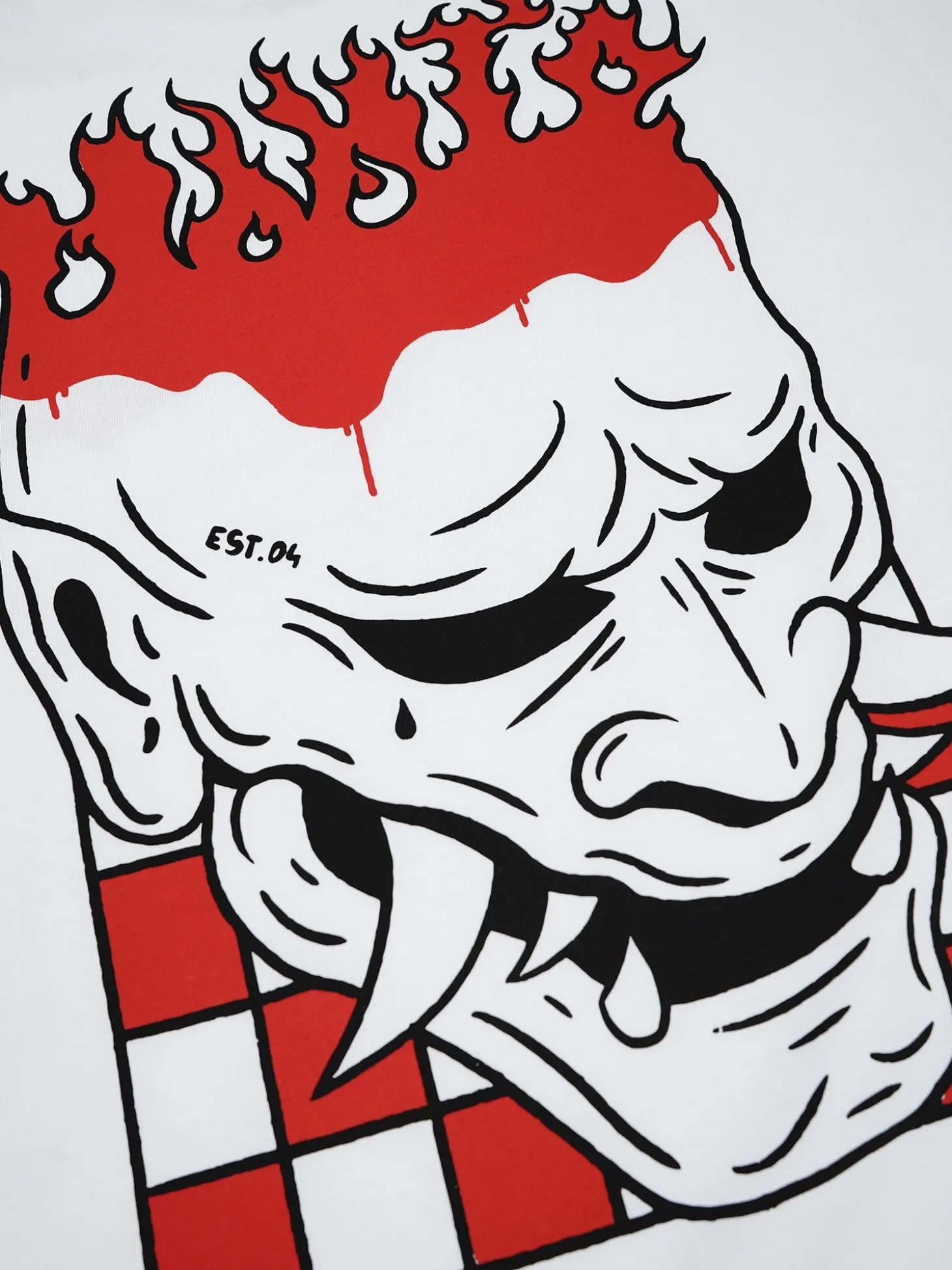 MANTO t-shirt BLAZE weiss