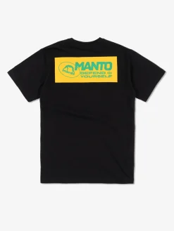 MANTO t-shirt BLOCK 24 schwarz