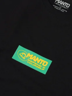 MANTO t-shirt BLOCK 24 schwarz