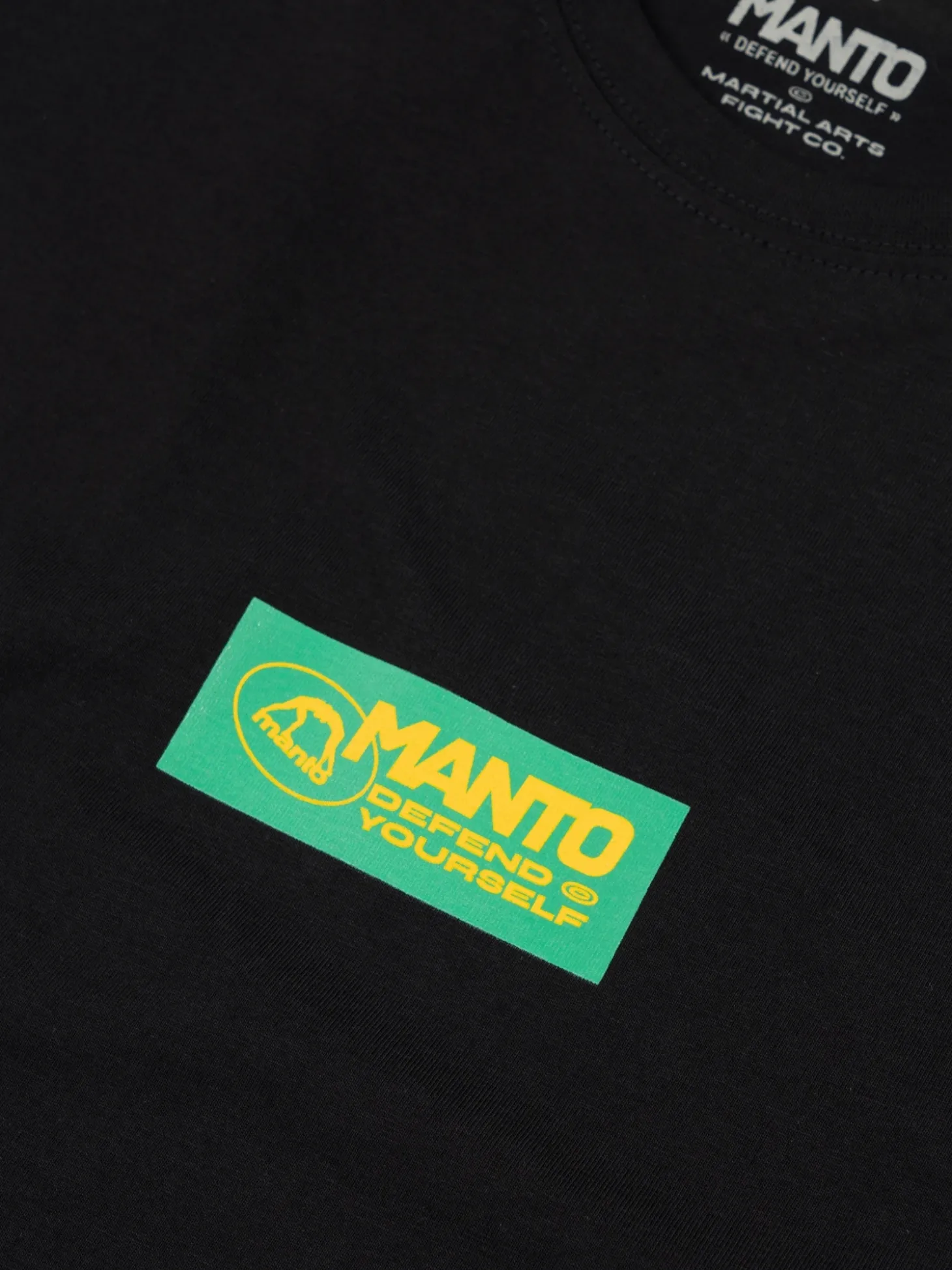 MANTO t-shirt BLOCK 24 schwarz