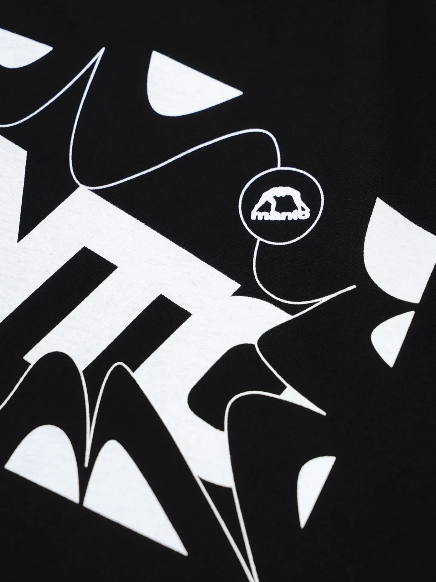 MANTO t-shirt BOOM schwarz