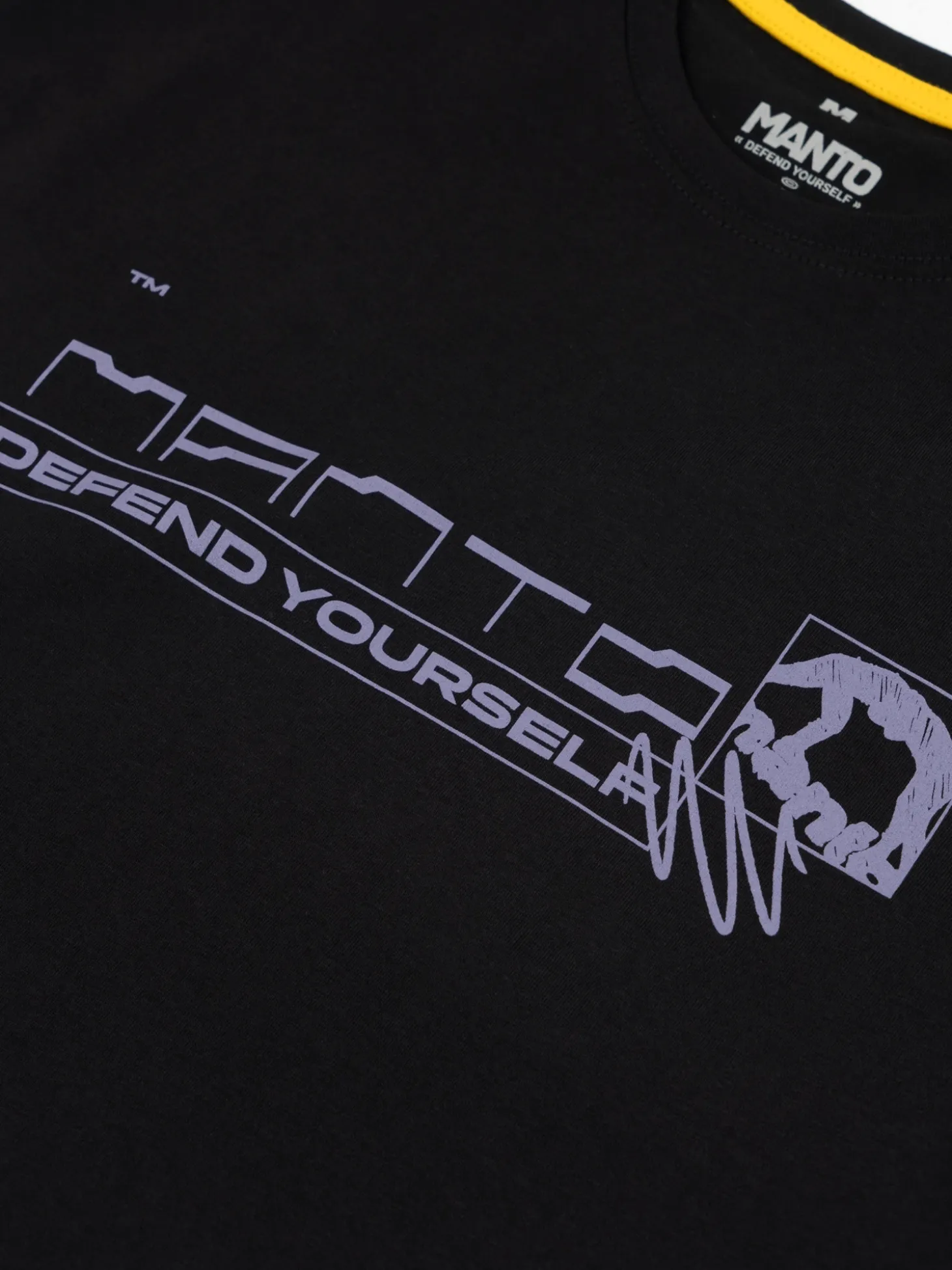 MANTO t-shirt CLAIM schwarz
