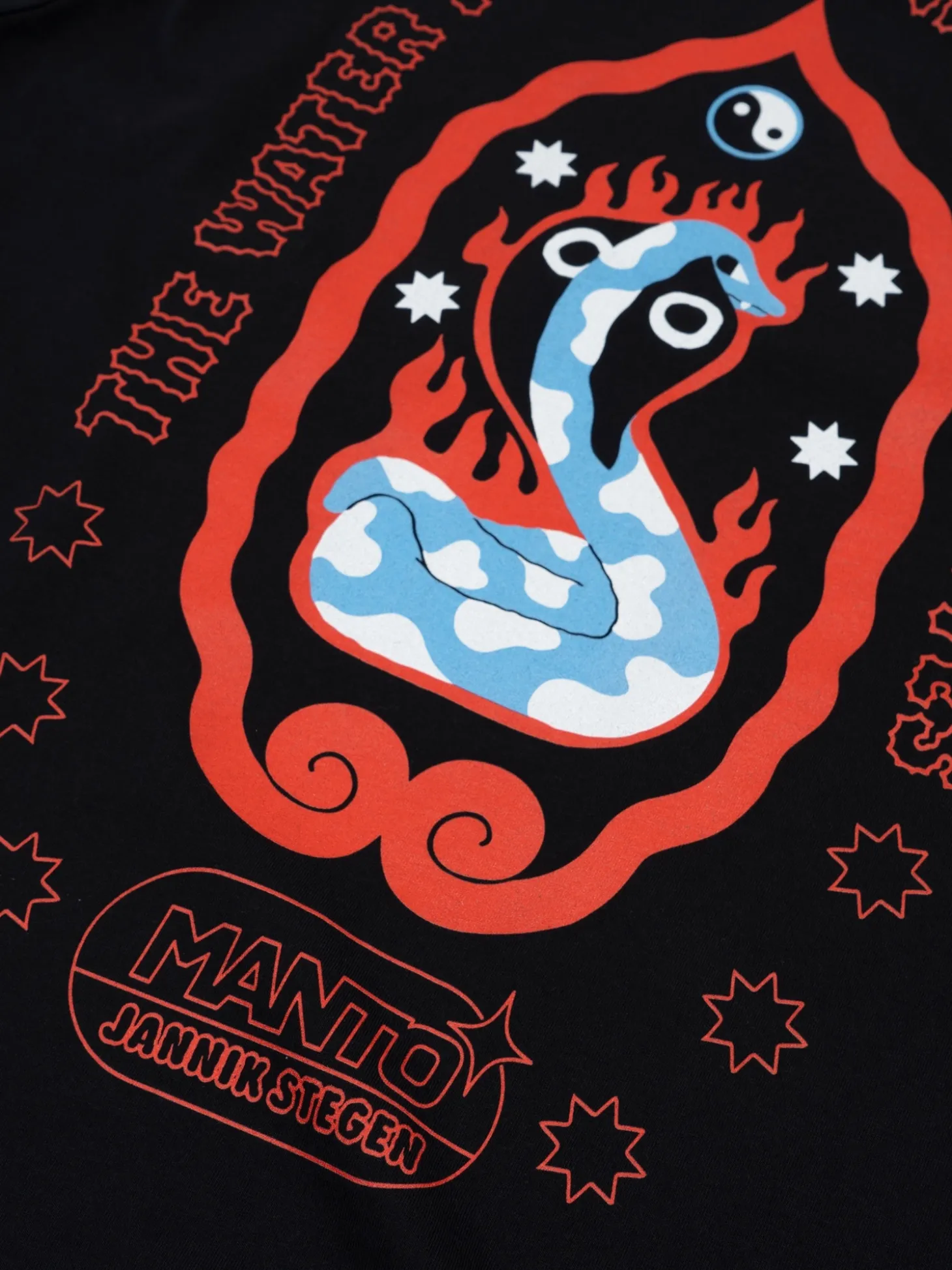 MANTO t-shirt COBRA schwarz