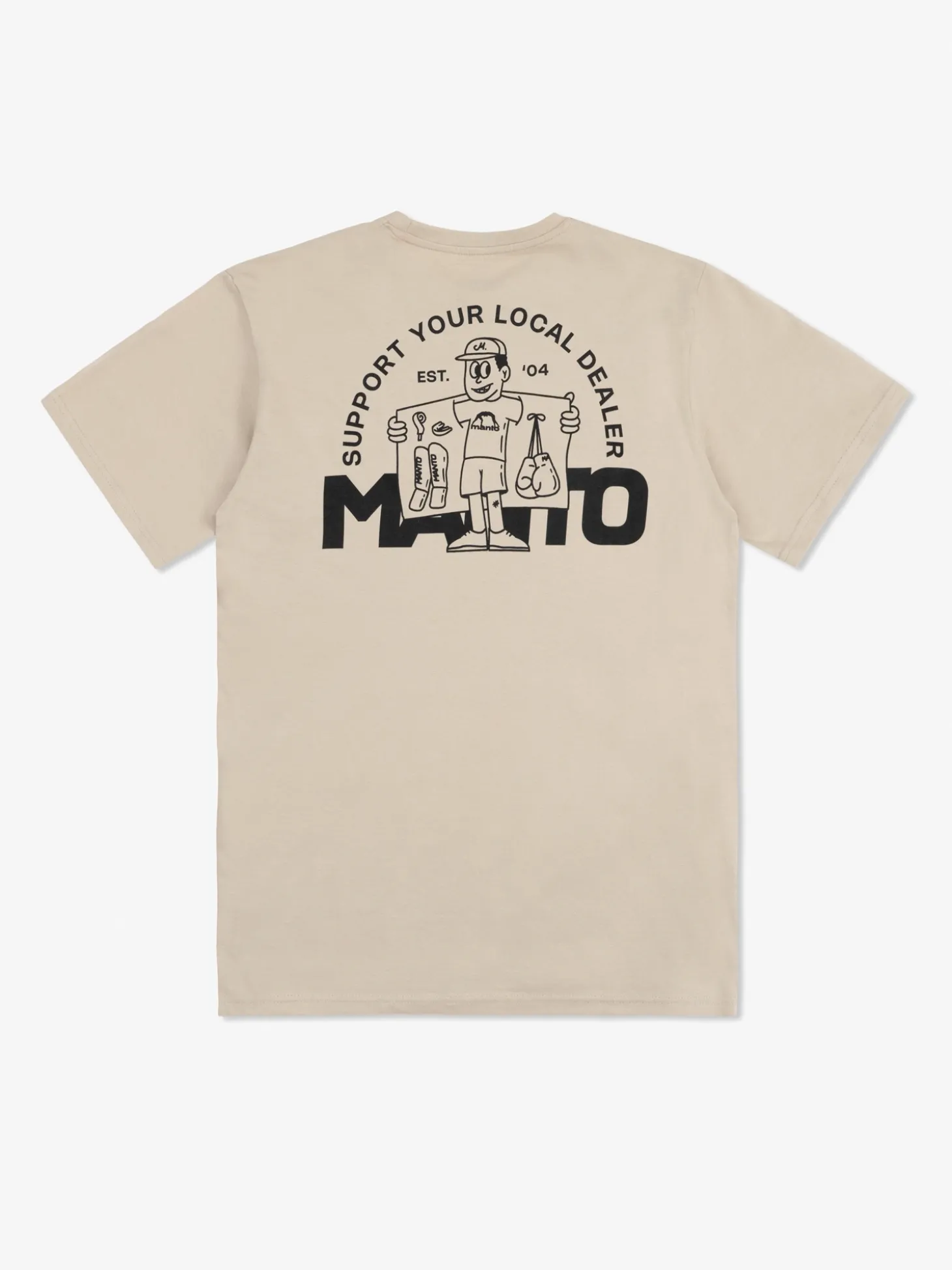 MANTO t-shirt DEALER beige