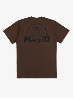 MANTO t-shirt DEALER braun