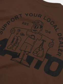 MANTO t-shirt DEALER braun