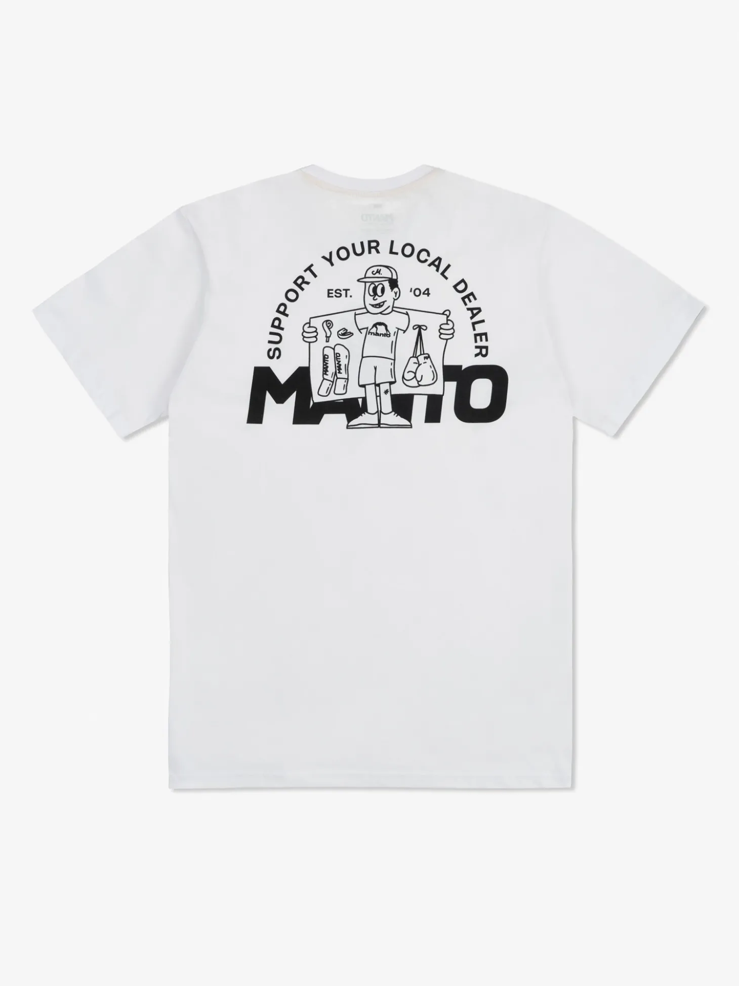 MANTO t-shirt DEALER weiss