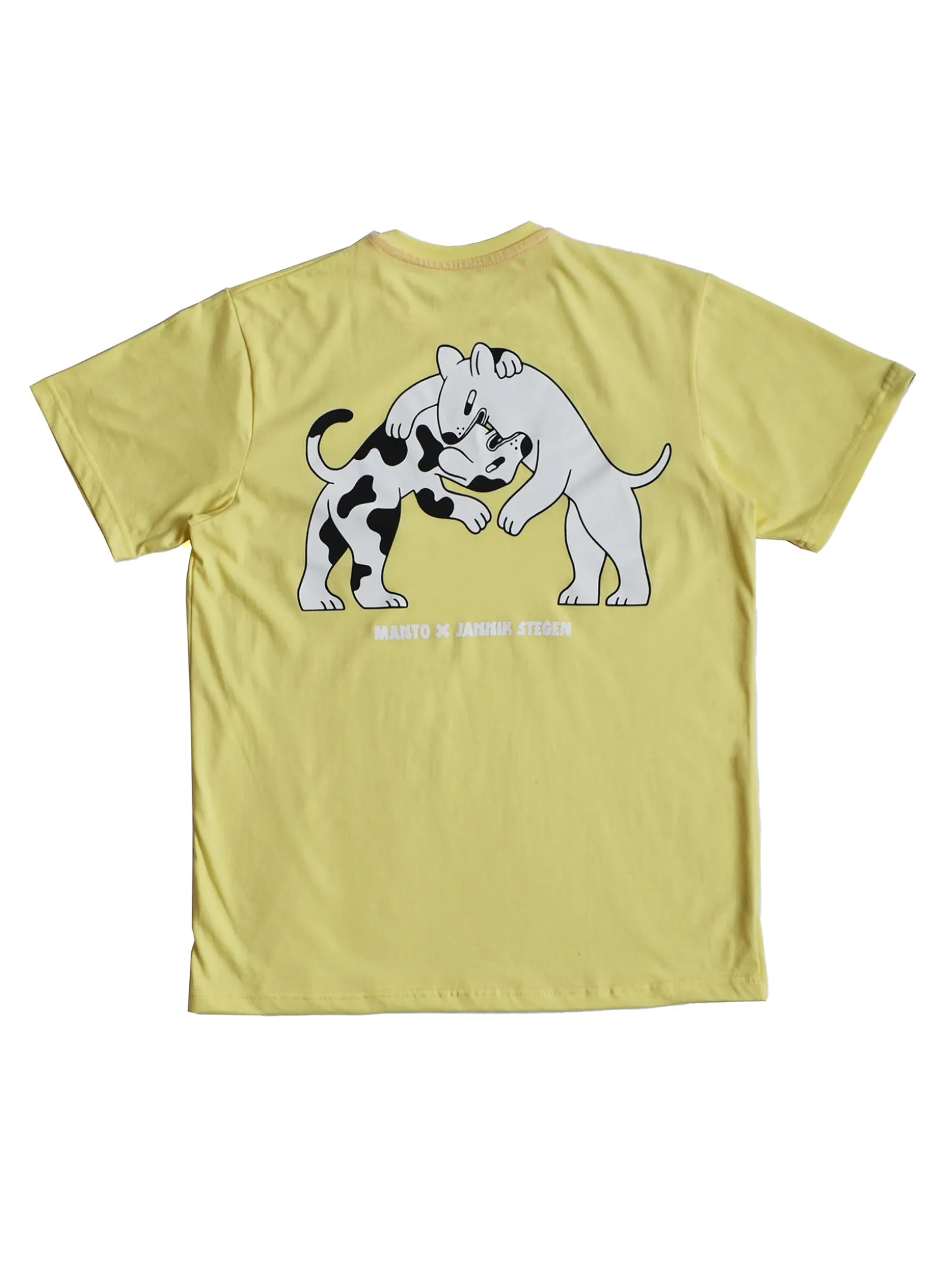 MANTO t-shirt DOGS gelb