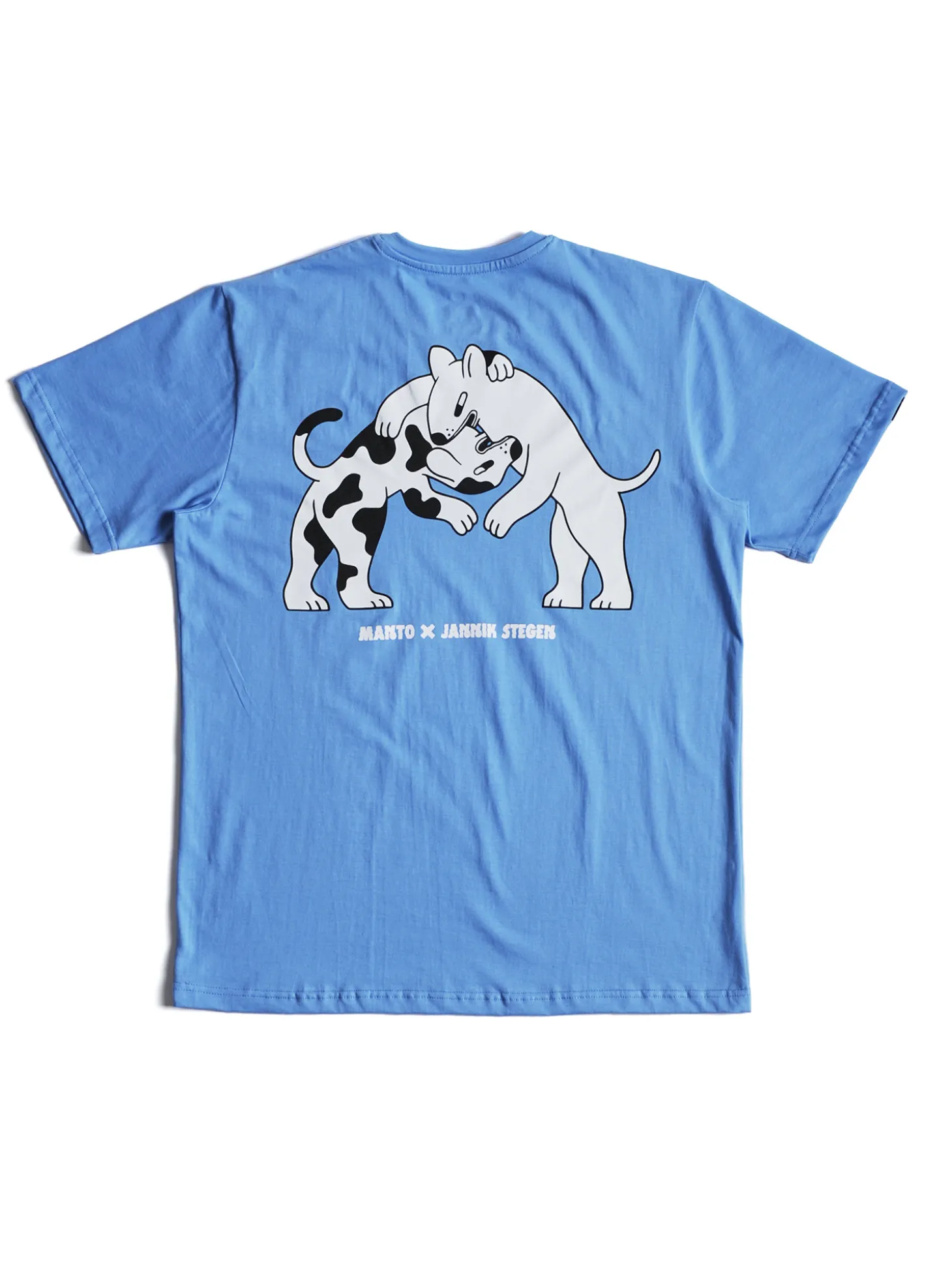 MANTO t-shirt DOGS hellblau
