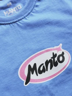 MANTO t-shirt DOGS hellblau