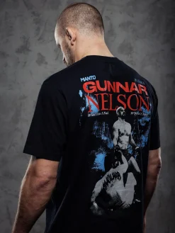 MANTO t-shirt GUNNAR  schwarz