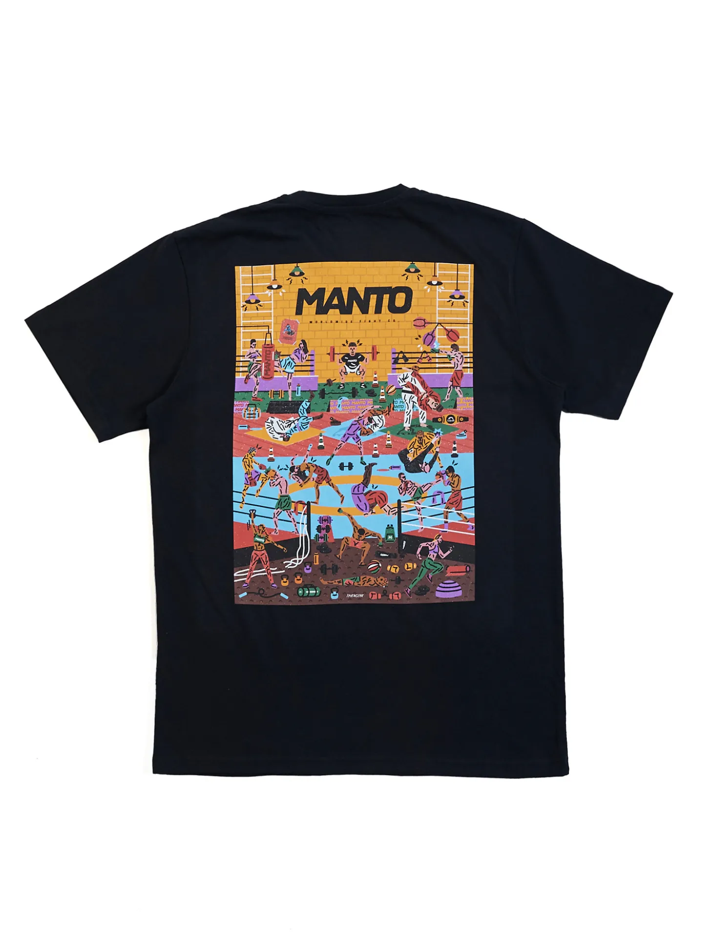 MANTO t-shirt GYM 2.0 schwarz
