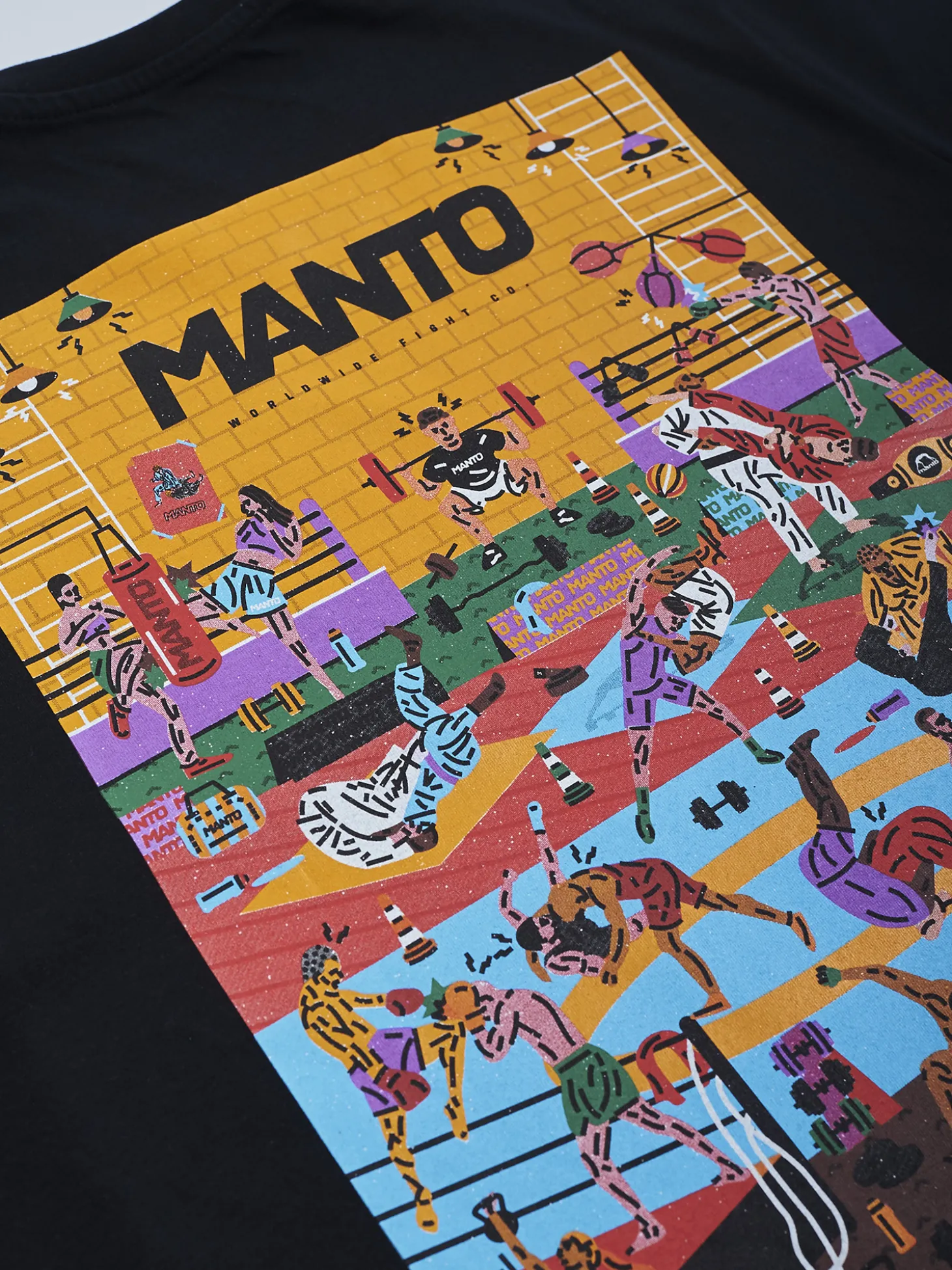 MANTO t-shirt GYM 2.0 schwarz