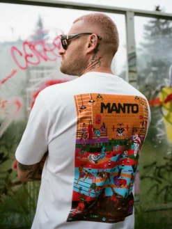 MANTO t-shirt GYM 2.0 weiss