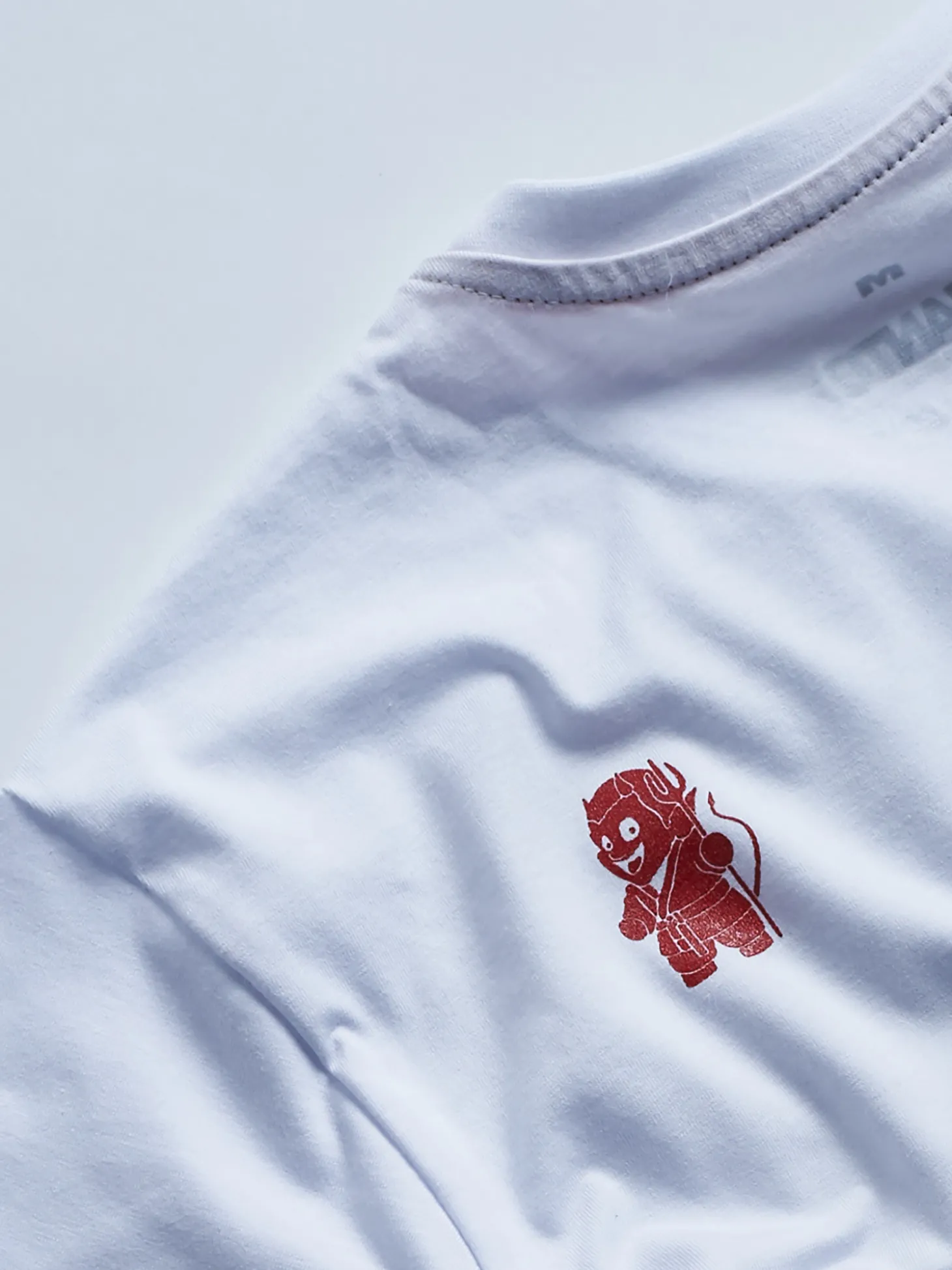 MANTO t-shirt HELL weiss