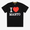 MANTO t-shirt I LOVE MANTO  schwarz