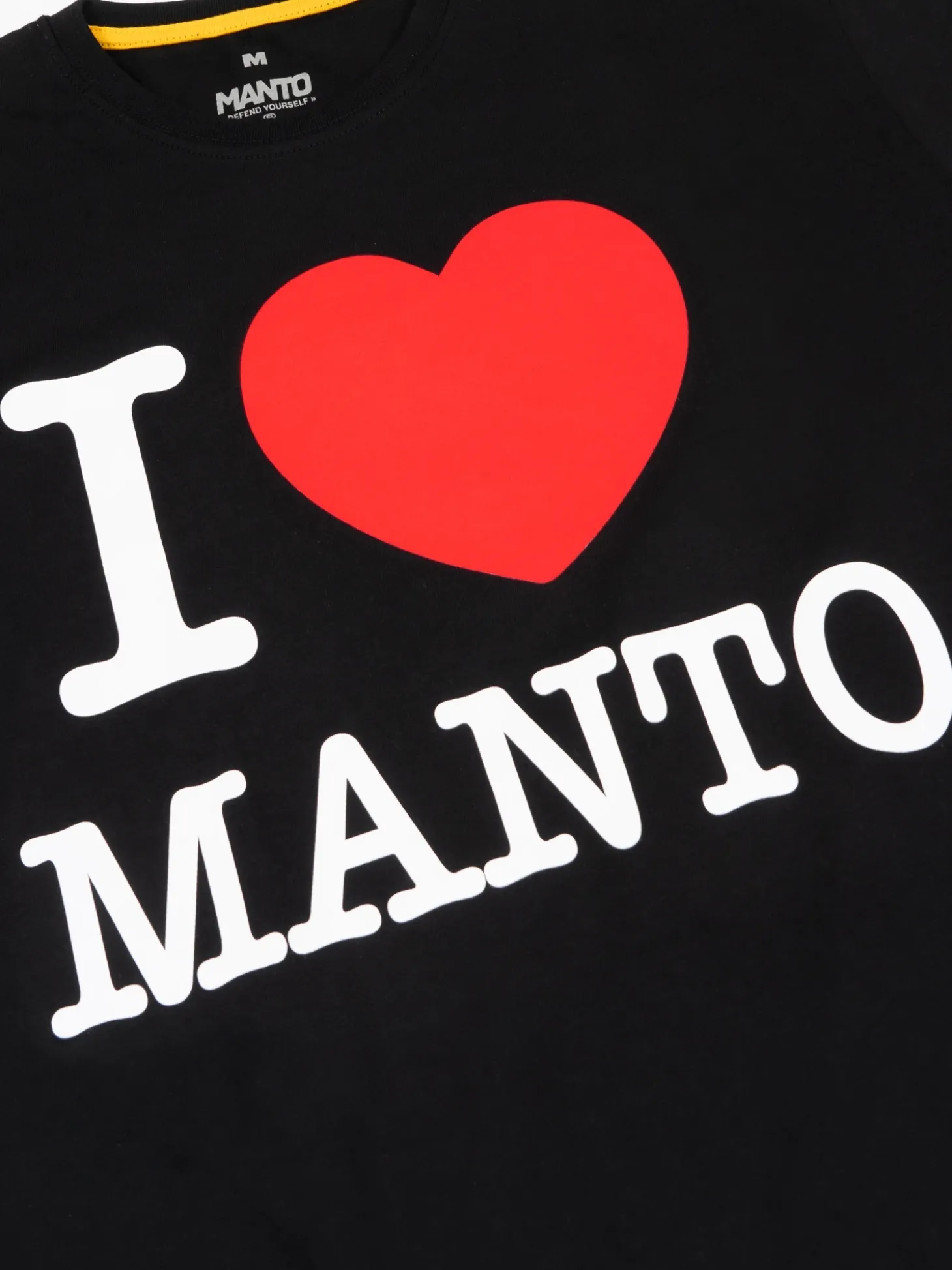 MANTO t-shirt I LOVE MANTO schwarz