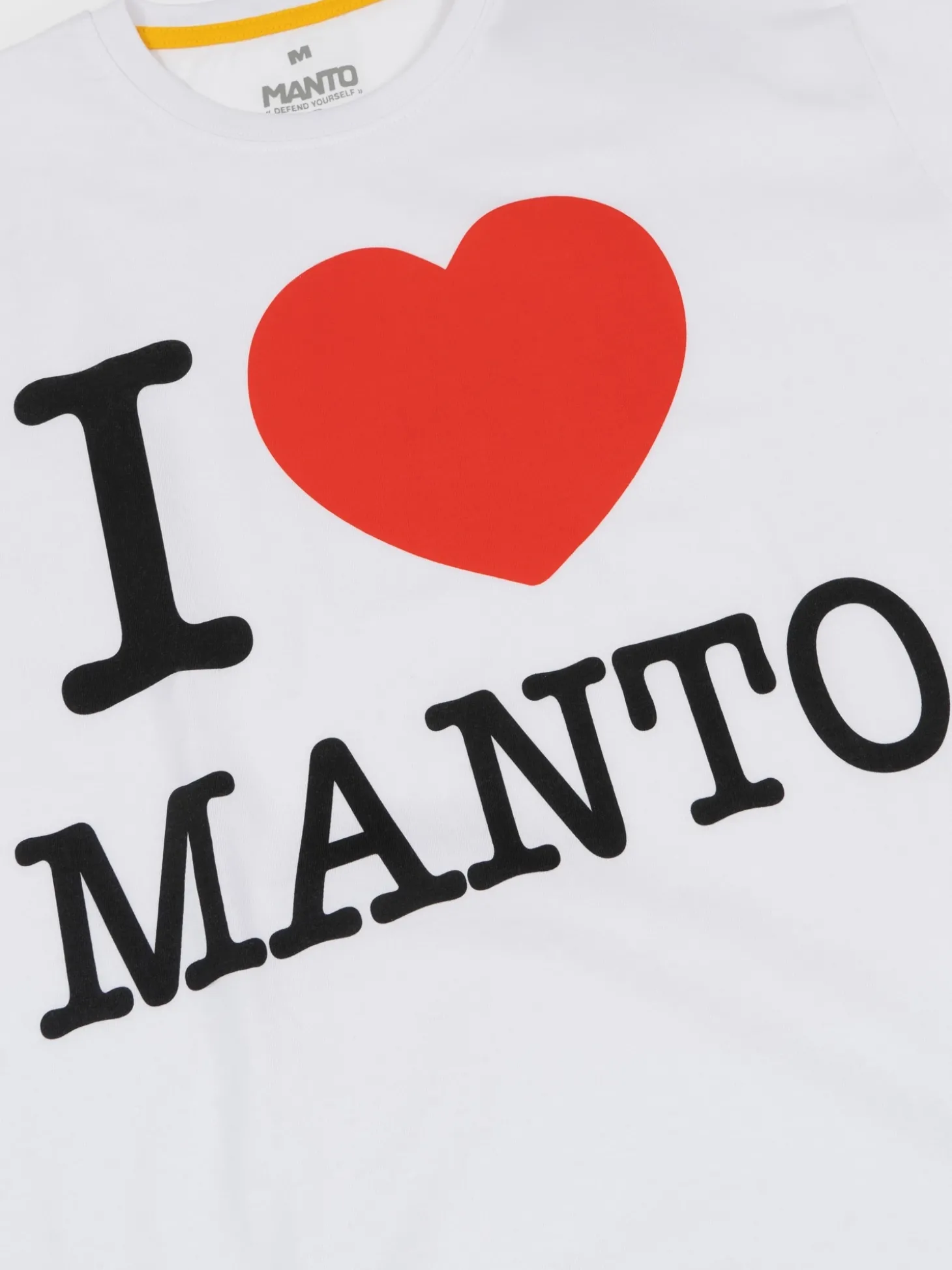 MANTO t-shirt I LOVE MANTO weiss