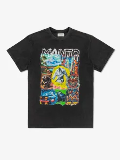 MANTO t-shirt IVO schwarz