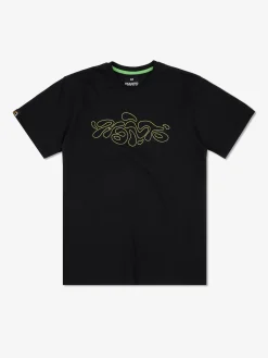 MANTO t-shirt LAVA schwarz