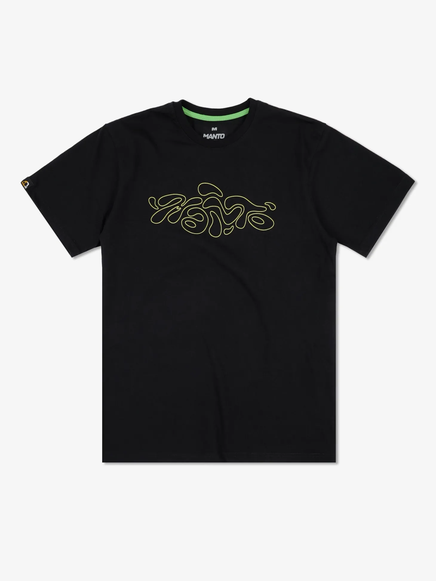 MANTO t-shirt LAVA schwarz