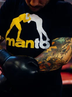 MANTO t-shirt LOGO schwarz