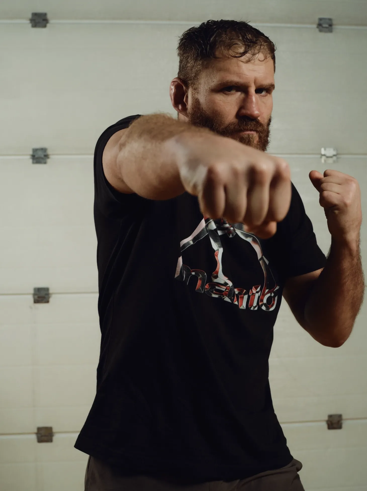 MANTO t-shirt METAL schwarz