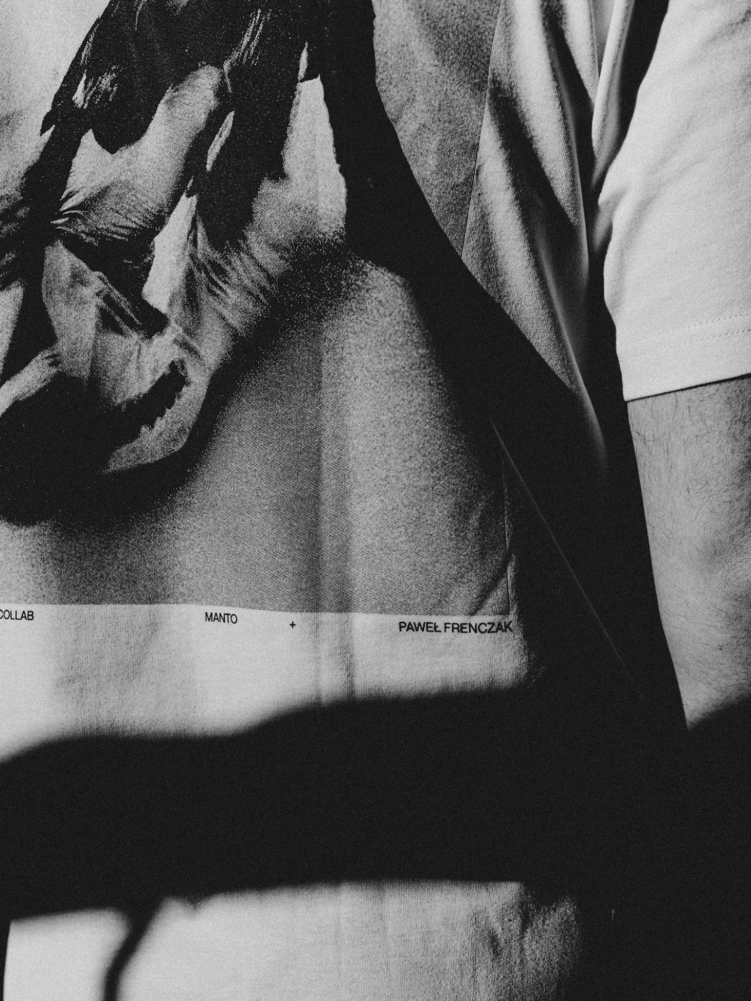MANTO t-shirt MOTION weiss