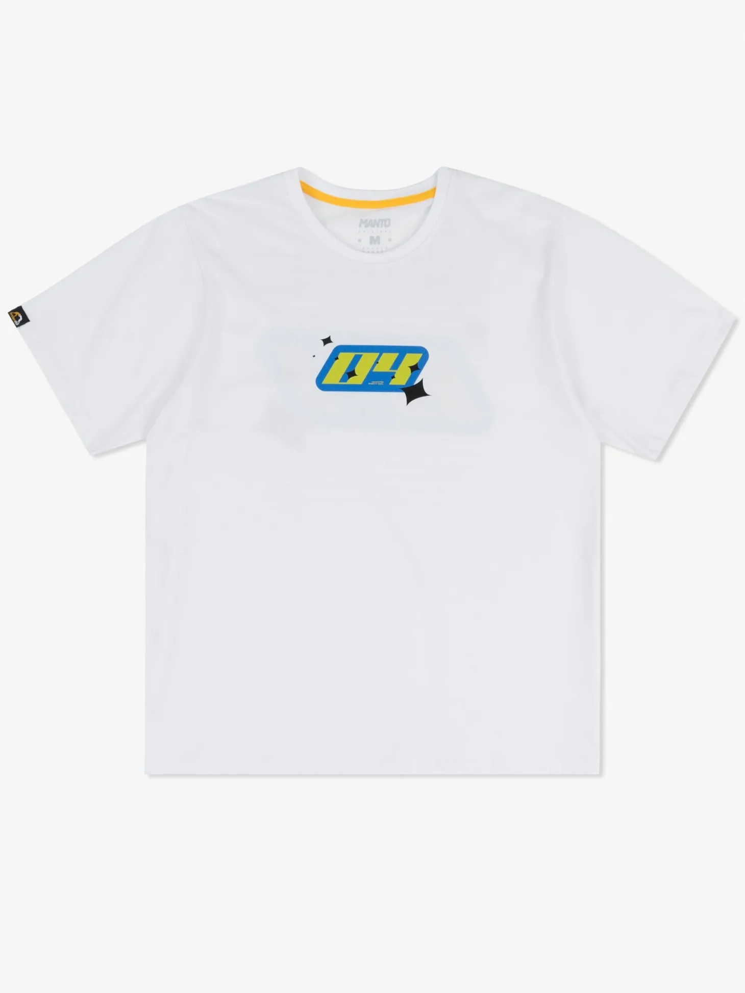 MANTO t-shirt RACING OVERSIZE weiss