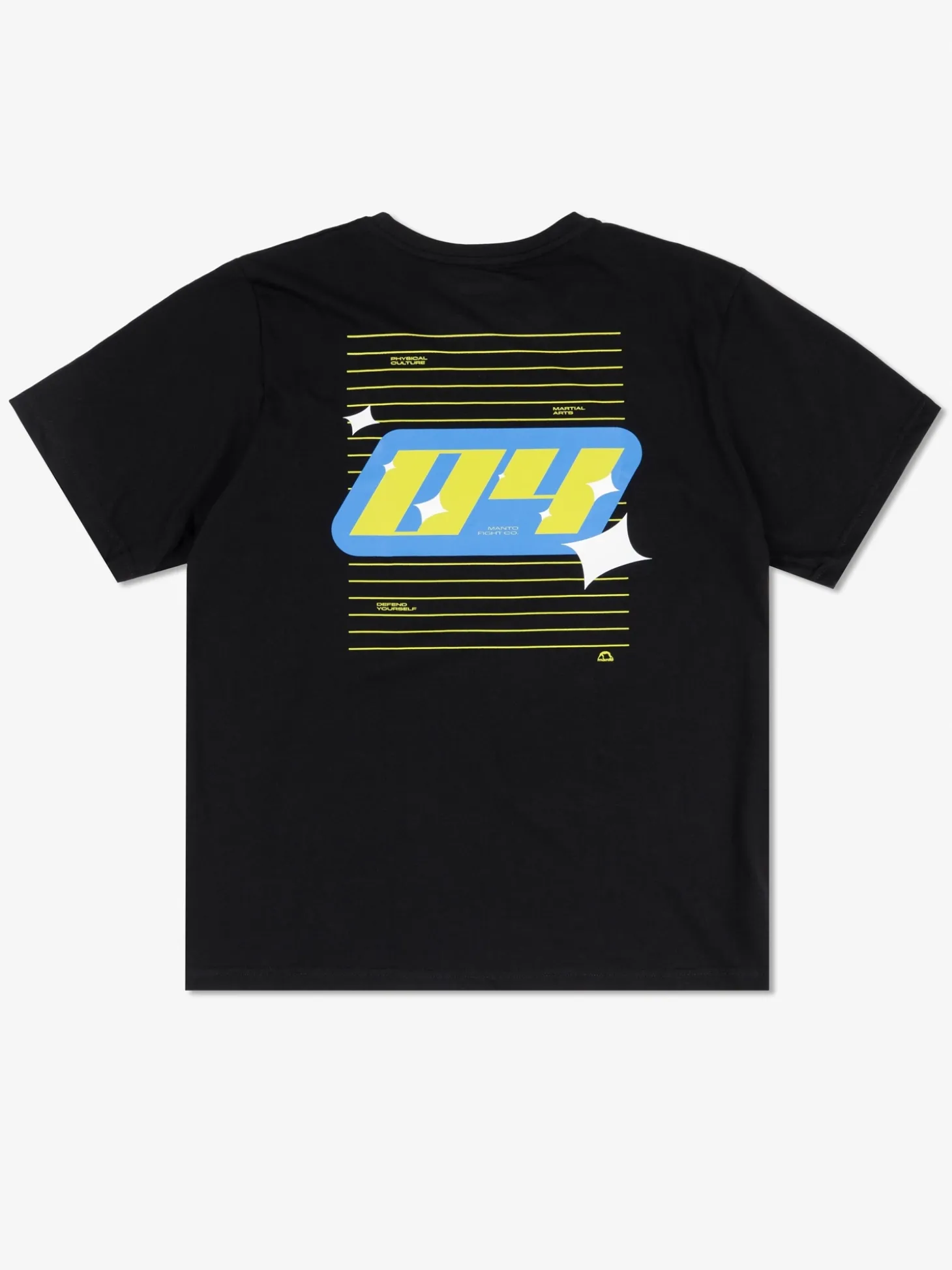 MANTO t-shirt RACING OVERSIZE schwarz